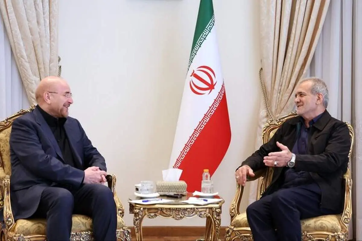 دیدار قالیباف با رئیس جمهر منتخب