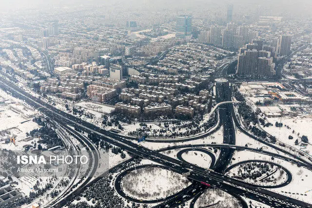 تهران یخ می زند