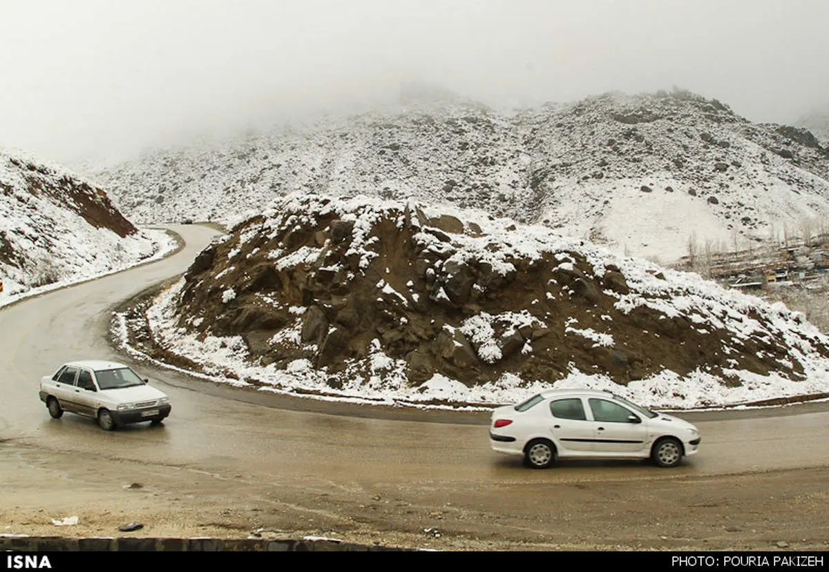 برف در خوزستان