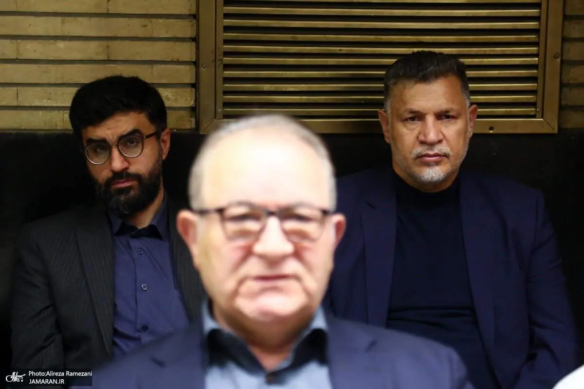 علی دایی با کت و شلوار رسمی در مراسم ختم/ تصاویر