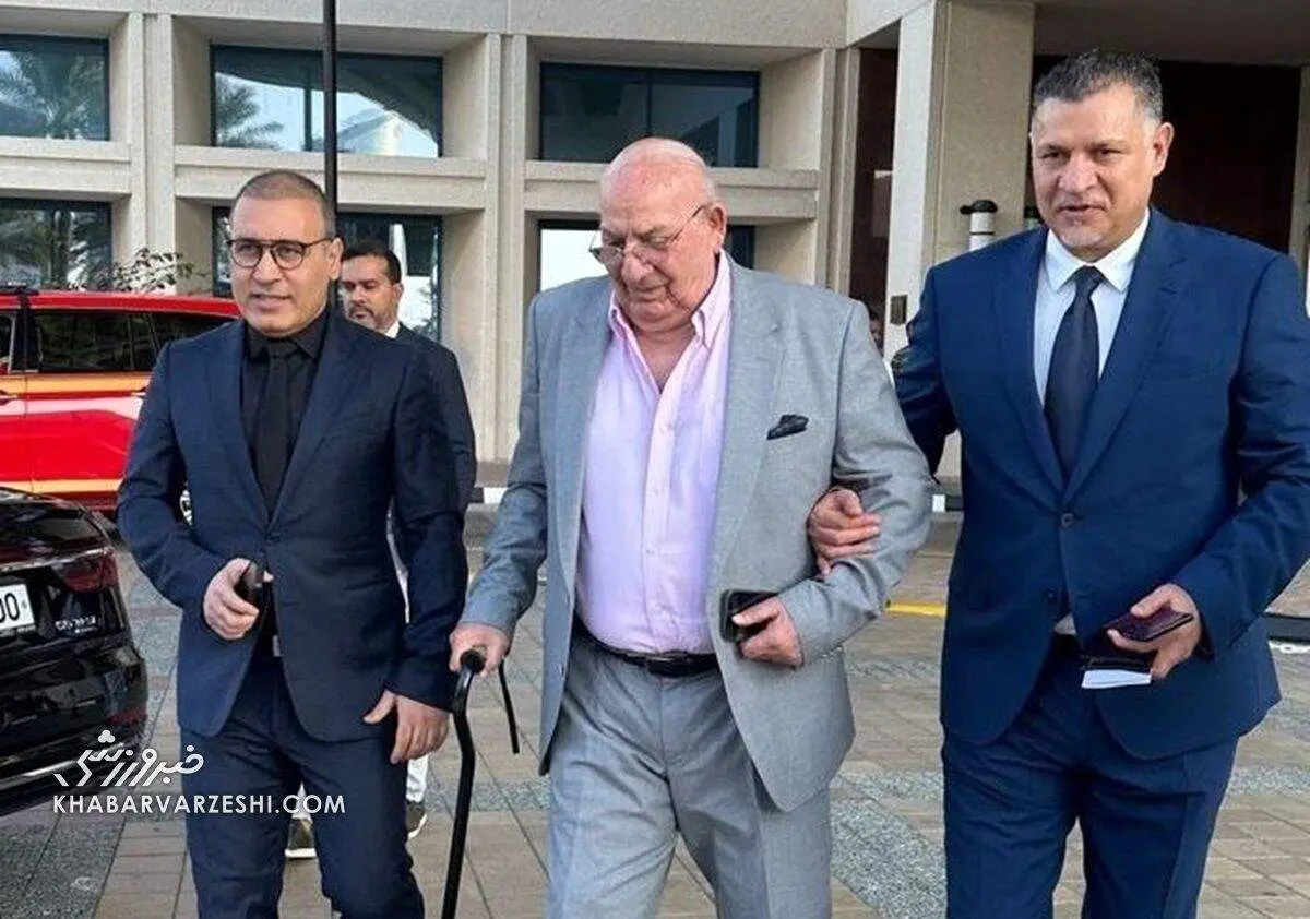 عکس/ آشتیکنان دو چهره ماندگار پرسپولیس در دبی