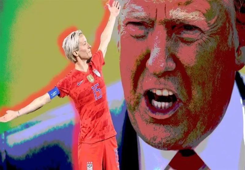 یک واکنش عجیب دیگر از ترامپ | خوشحالم که تیم فوتبال زنان آمریکا حذف شد!