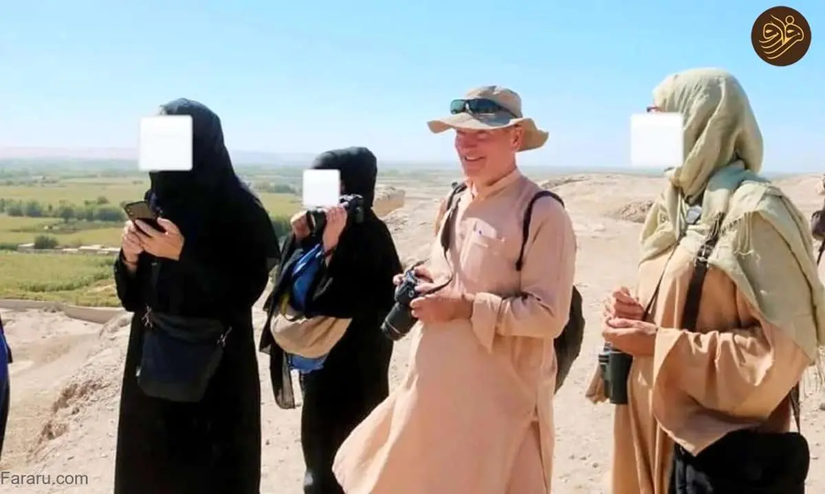 طالبان هم چهره زنان گردشگر خارجی را پوشاند!
