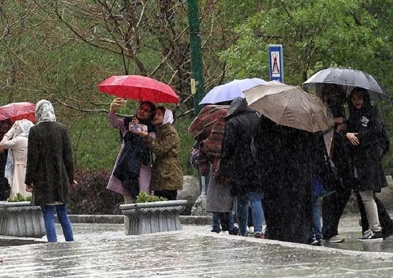 هوای تهران طی دو روز آینده بارانی می شود