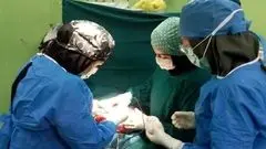 توده ۷ کیلویی از رحم یک بیمار خارج شد!