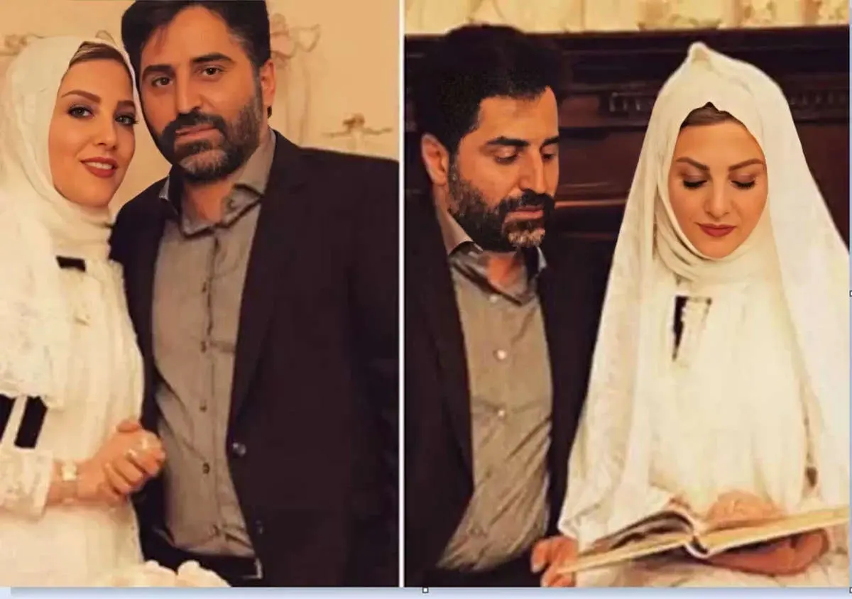  ژیلا صادقی در کنار محسن رجبی شوهر خیانتکارش/ عکس