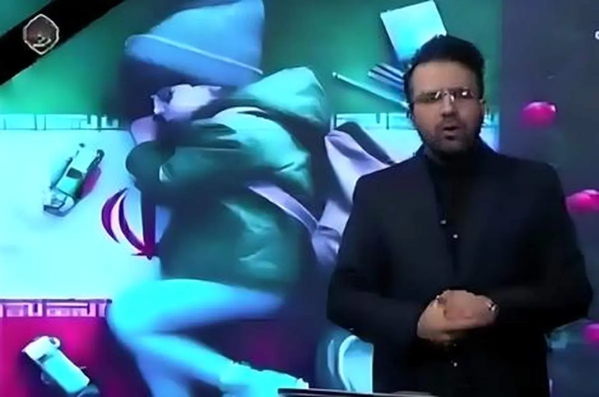 مجری تلویزیون پاسخ علی کریمی را داد: چقدر بی شرفی/  ببینید