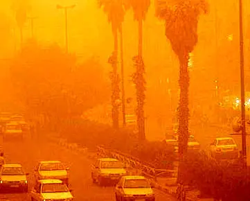 مدارس خوزستان به دلیل آلودگی هوا، امروز غیرحضوری است