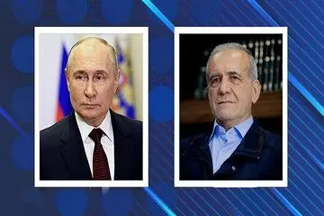 تماس تلفنی روسای جمهور ایران و روسیه
