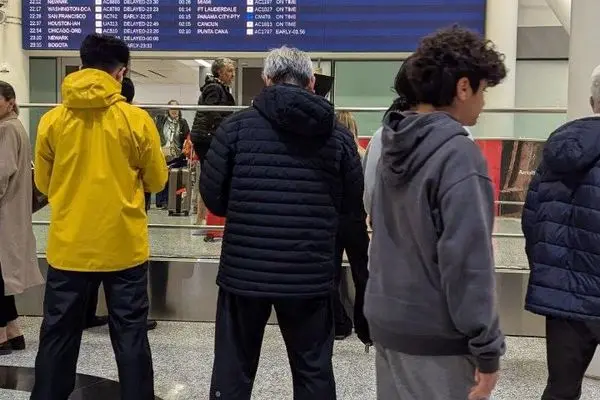 اولین فیلم واضح از پژمان جمشیدی در فرودگاه کانادا