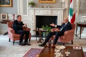 غزه محور گفت و گوهای وزیر خارجه انگلیس و نخست وزیر لبنان 