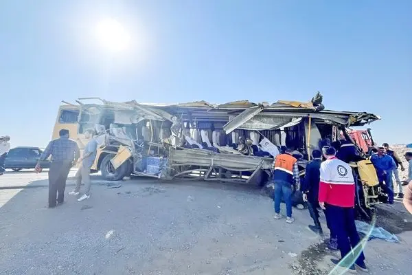 تصادف مرگبار اتوبوس دانشجویان