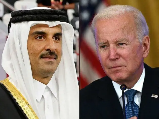 رایزنی امیر قطر با بایدن