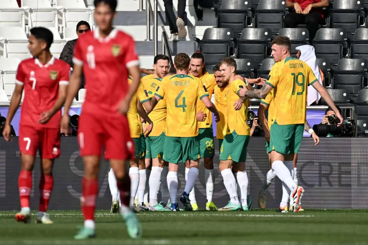 صعود آسان استرالیا به جمع ۸ تیم برتر جام ملت‌های آسیا ۲۰۲۳