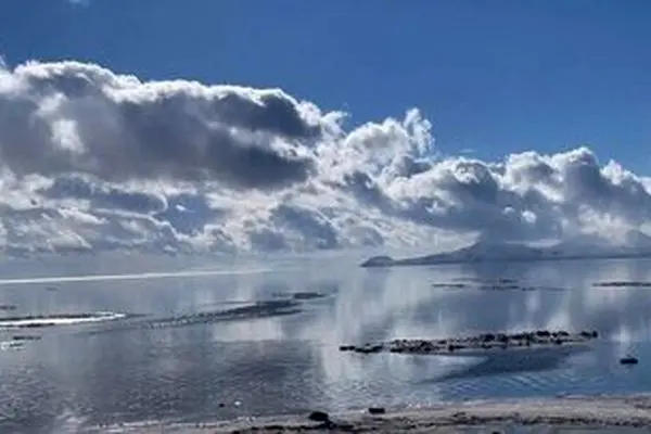 ویدیو/ وضعیت دریاچه ارومیه بعد از بارش‌های چند روز گذشته