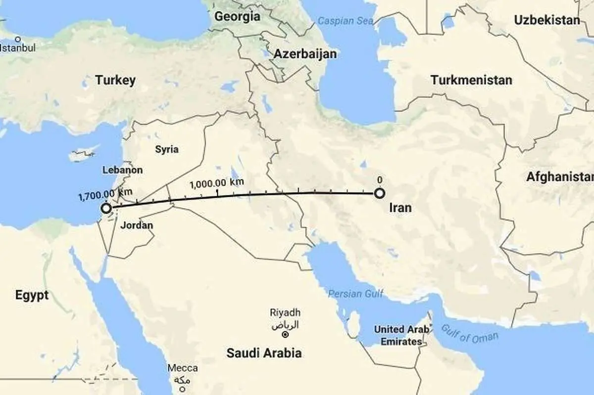  فاصله ایران تا اسرائیل چقدر است؟/ اختلاف ساعت