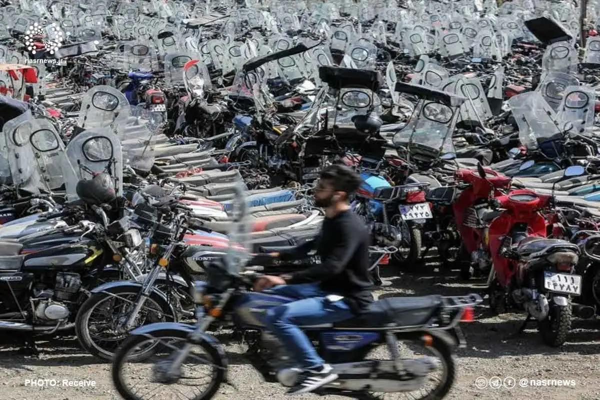۱۰۰ هزار موتورسیکلت در پارکینگ‌های تهران توقیفند!