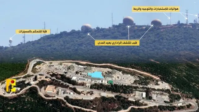 
 حمله موشکی حزب‌الله به پایگاه استراتژیک «مرون»