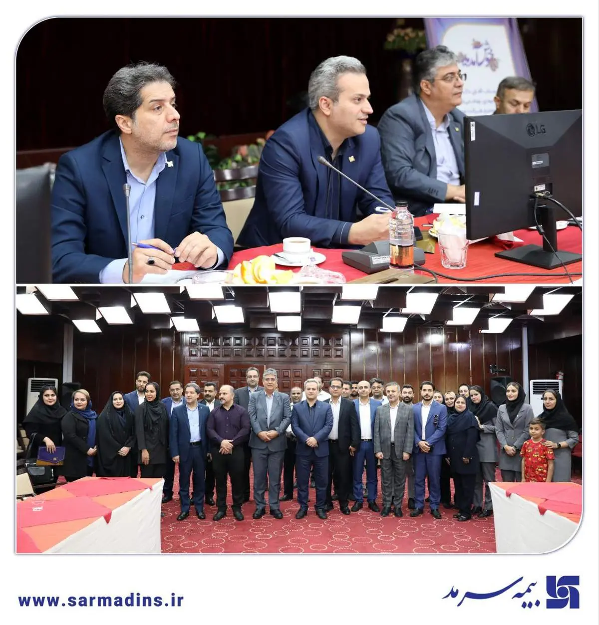 نشست هماندیشی مدیرعامل و معاونین بیمه سرمد با نمایندگان و شبکه فروش استان خوزستان برگزار شد