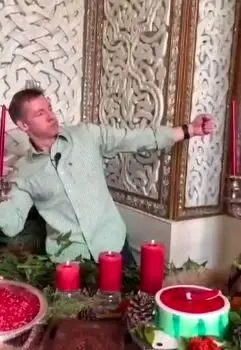  رقص سفیر بریتانیا در ایران با شب یلدای منی/ فیلم
