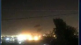صدای انفجار از اطراف فرودگاه اربیل عراق 