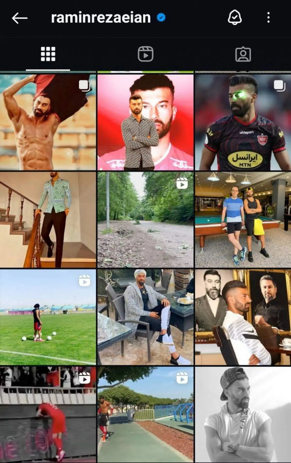  رامین رضاییان تصاویر پرسپولیسی را پاک نکرد