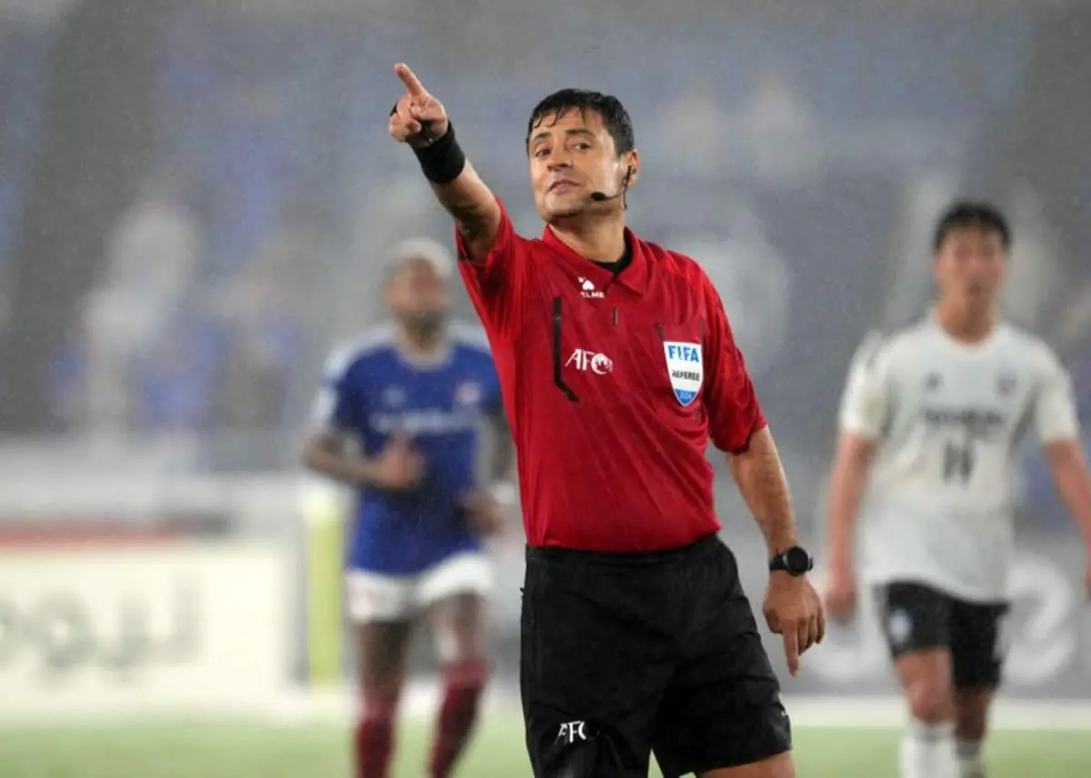 عجیبترین فوتبال آسیا با سوت علی فغانی!