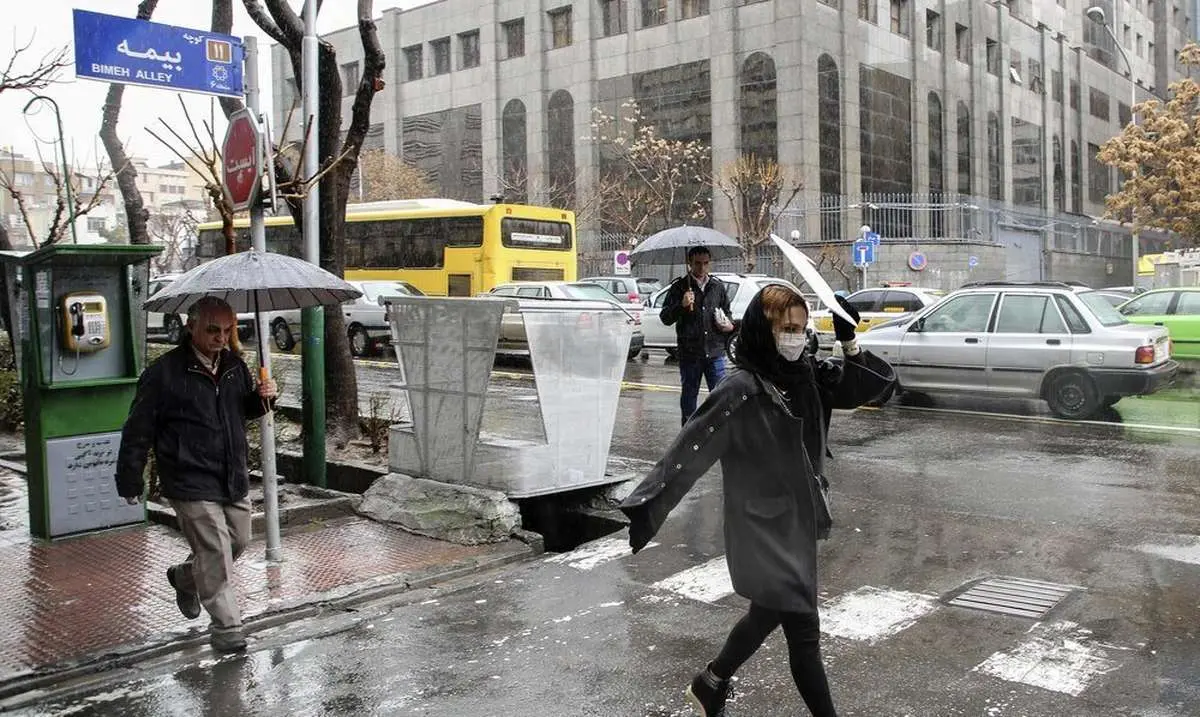 پیش بینی همزمان بارندگی و افزایش آلودگی در تهران!