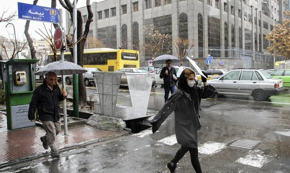 پیش بینی همزمان بارندگی و افزایش آلودگی در تهران!