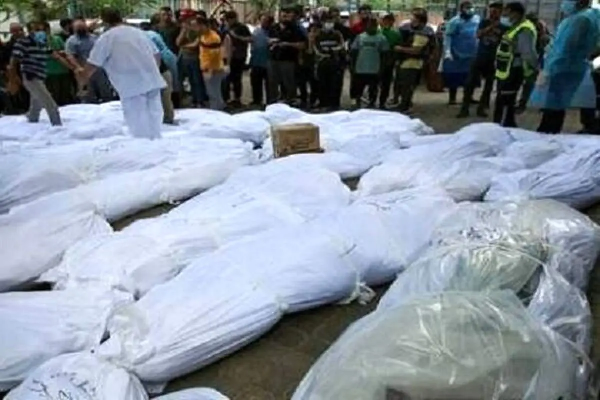 شمار شهیدان حملات اسرائیل به غزه به ۱۱۵۰۰ نفر رسید