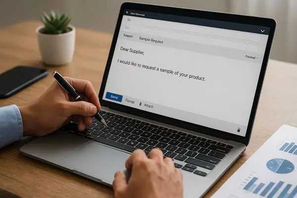 چگونه از فروشنده علی‌بابا درخواست sample بدهیم؟